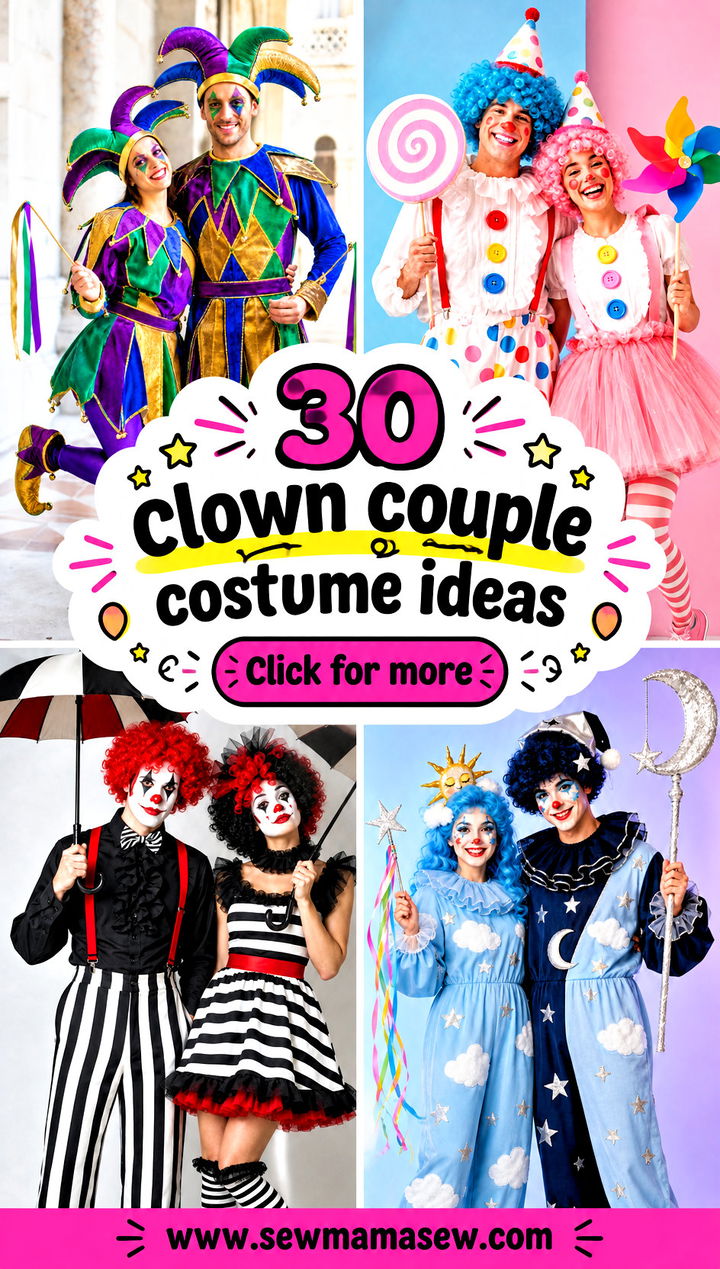 30 clown couple costume ideas - 30 clown couple costume ideas