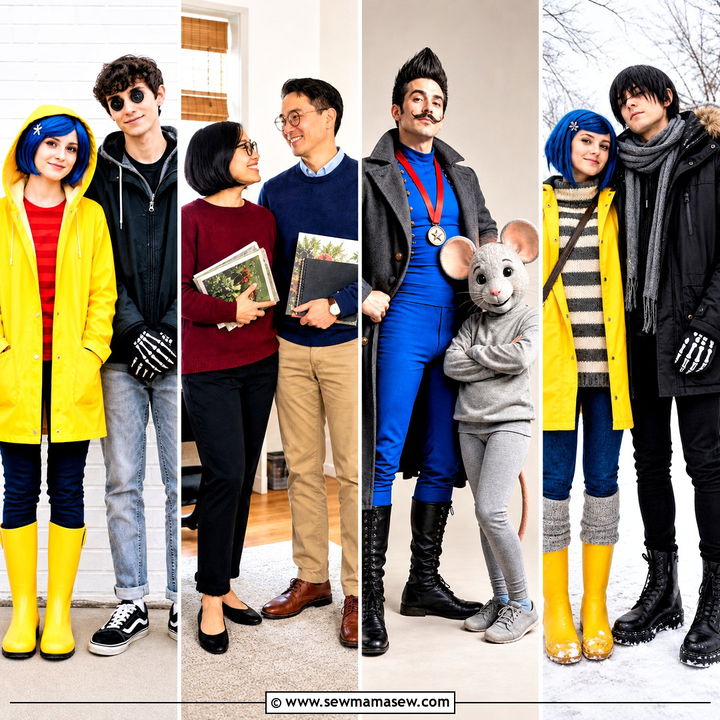 30 Coraline Couple Costume Ideas for a Spooky Date Night