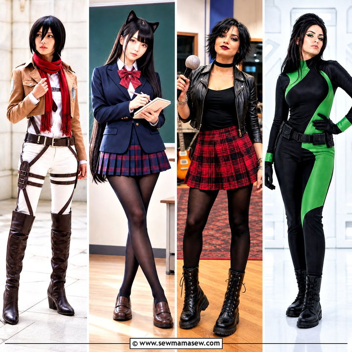 30 cosplay black hair ideas