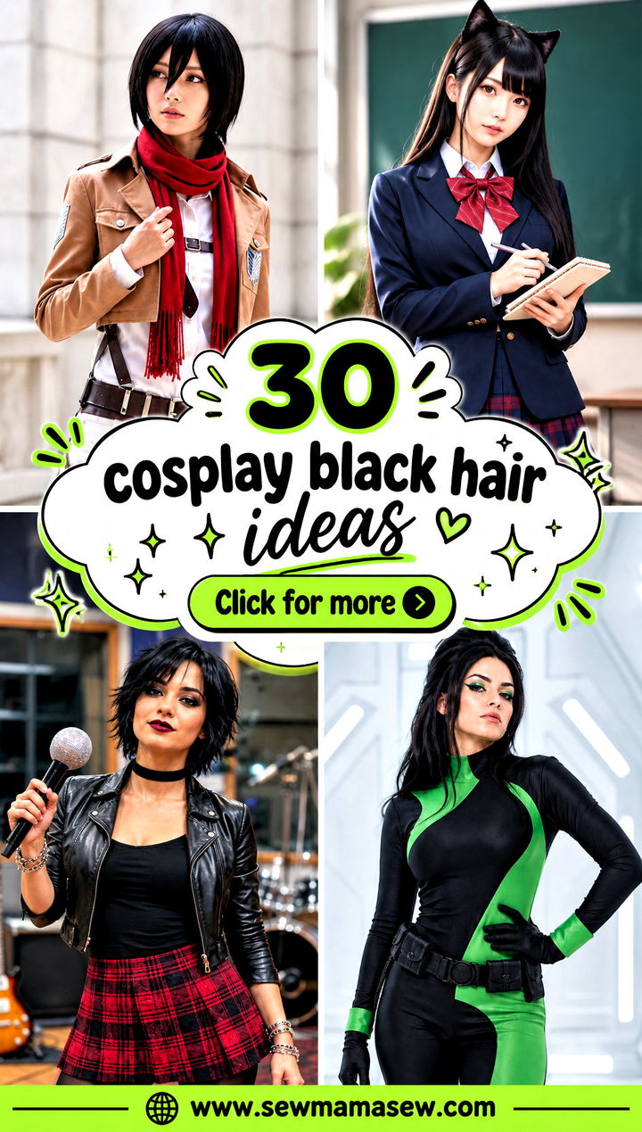 30 cosplay black hair ideas - 30 cosplay black hair ideas
