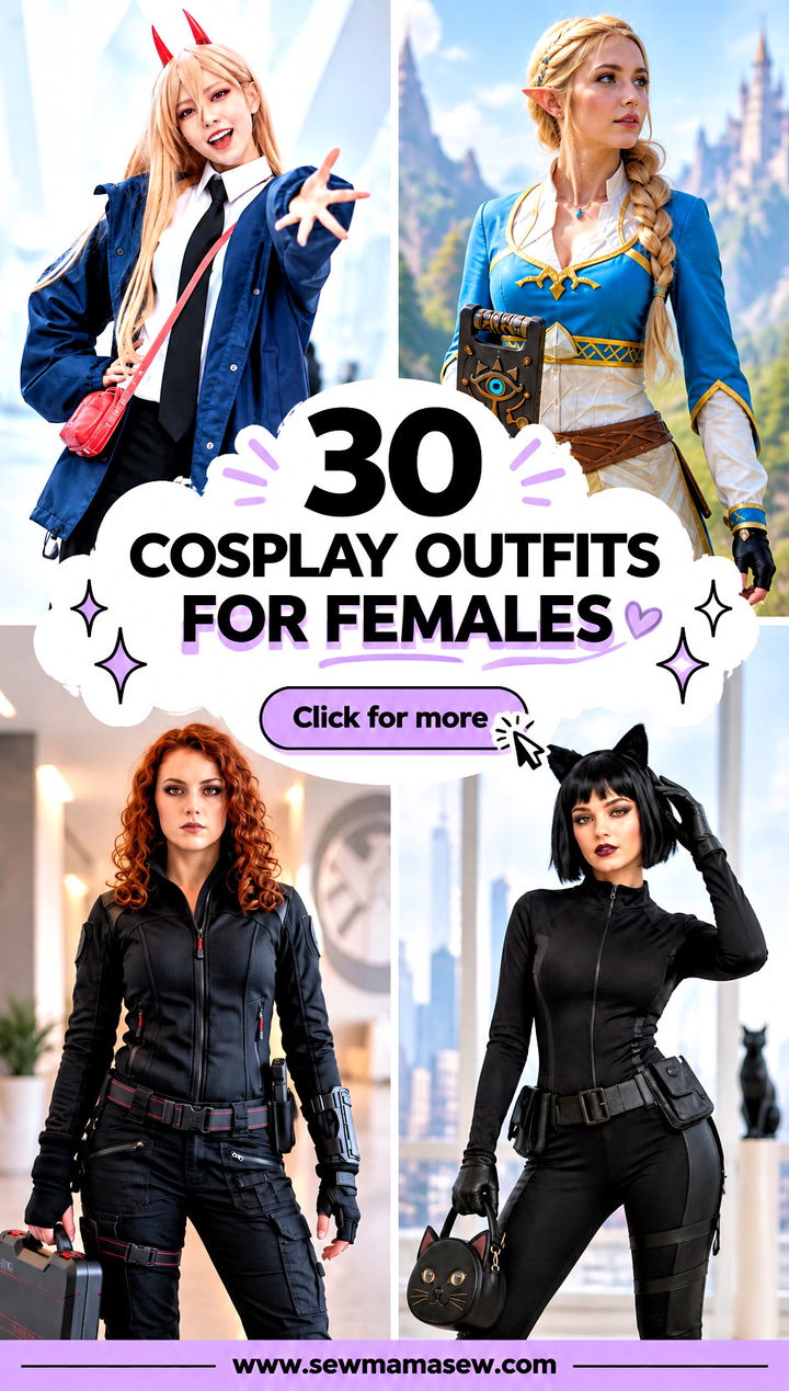 30 cosplay outfits for females - 30 cosplay outfits for females