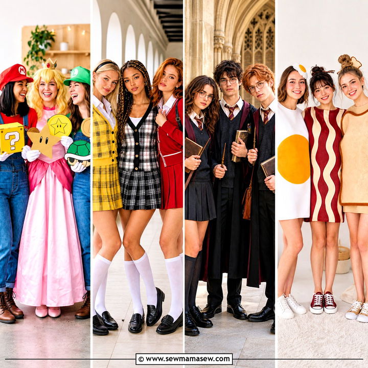 30 Costume Ideas for 3 for Friends to Rock Halloween Together