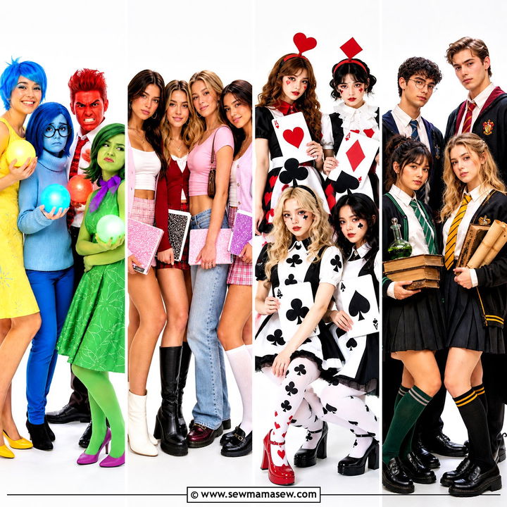 30 Costume Ideas for 4 for Friends for a Standout Halloween
