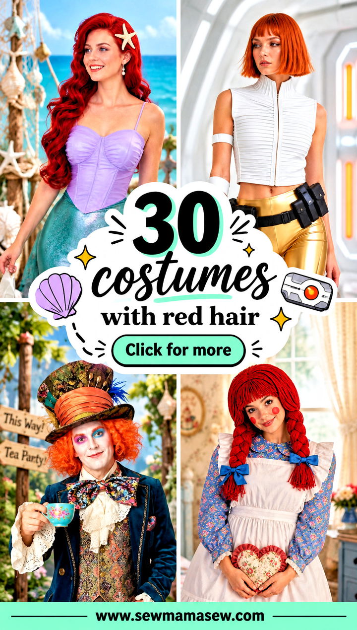 30 costumes with red hair - 30 costumes with red hair