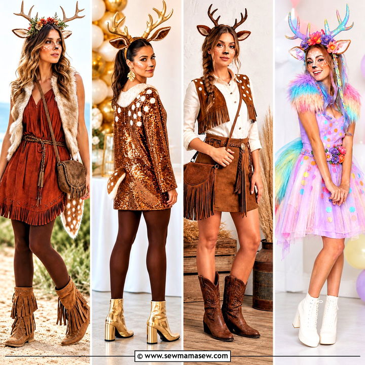 30 Deer Halloween Costumes for Women for a Charming Party