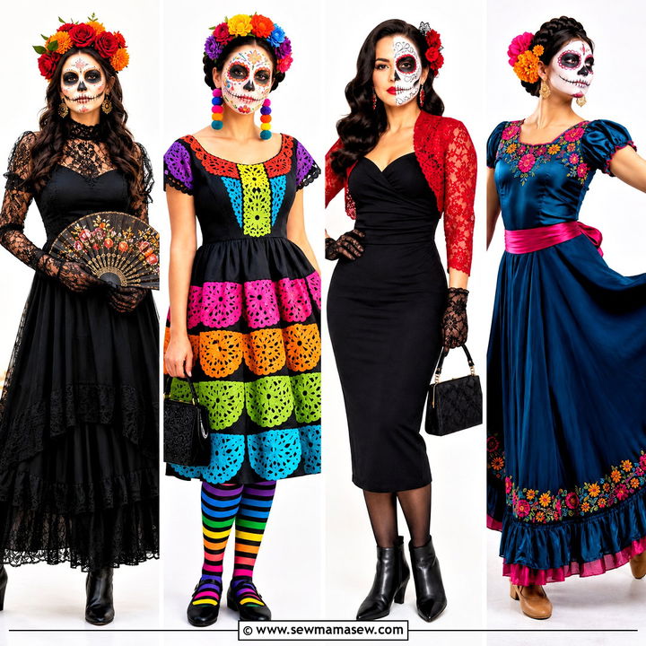 30 dia de los muertos costumes for women
