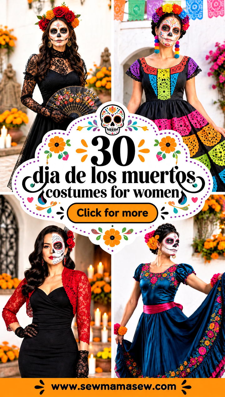 30 dia de los muertos costumes for women - 30 dia de los muertos costumes for women