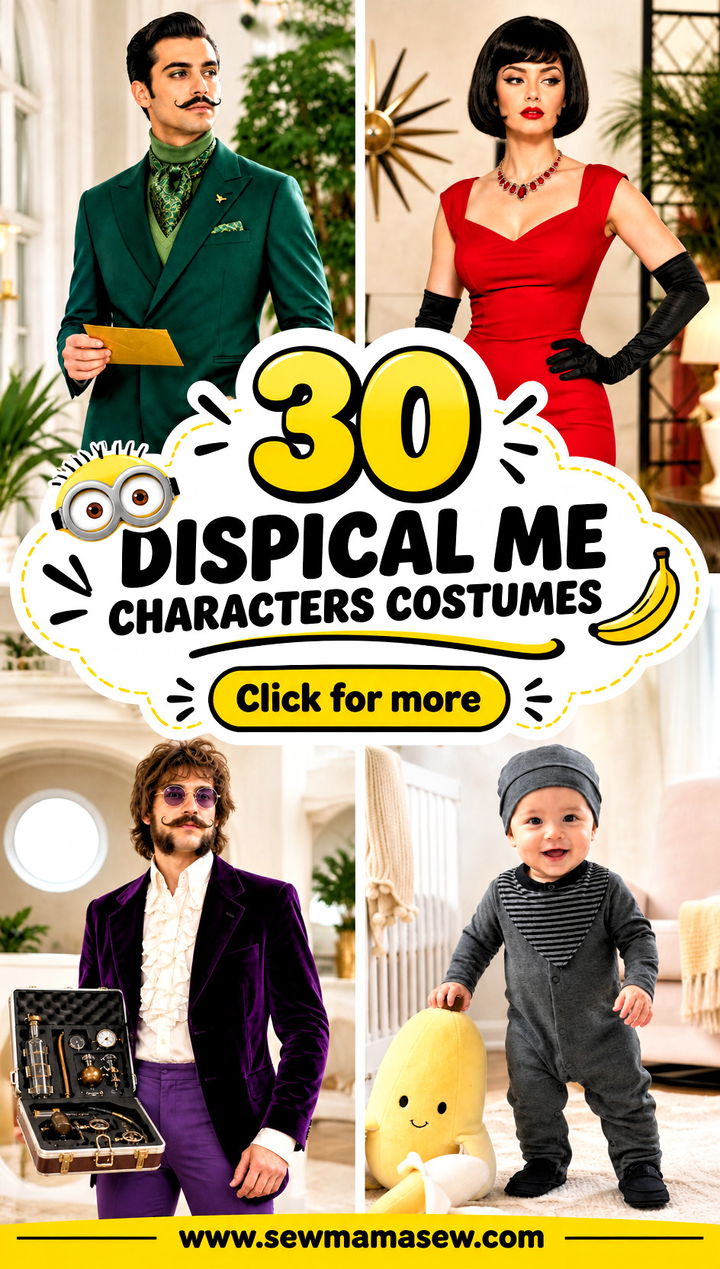 30 dispical me characters costumes - 30 dispical me characters costumes