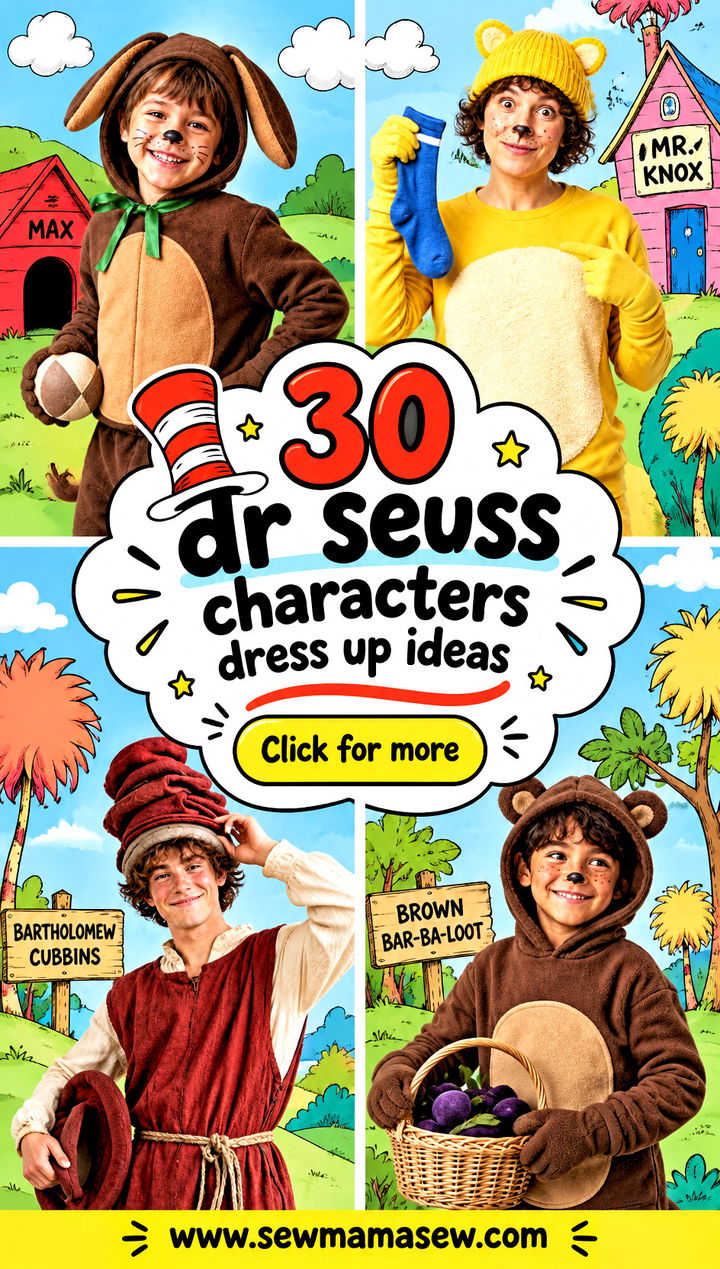 30 dr seuss characters dress up ideas - 30 dr seuss characters dress up ideas