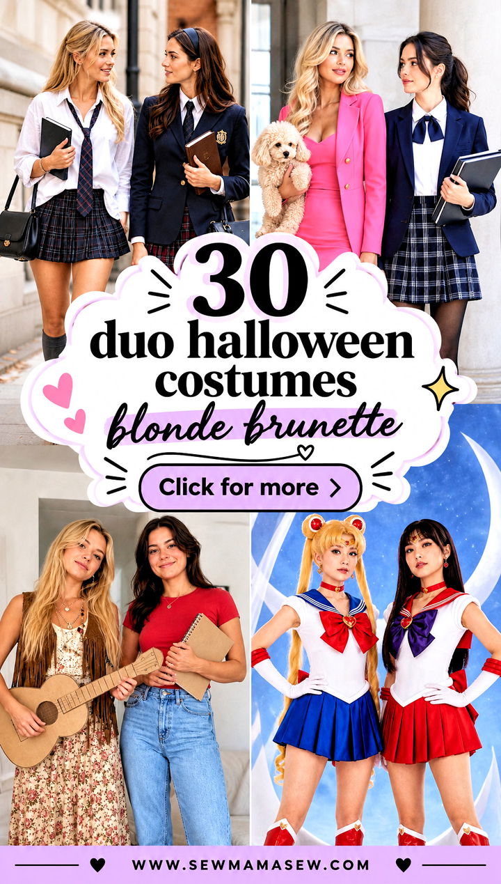 30 duo halloween costumes blonde brunette - 30 duo halloween costumes blonde brunette
