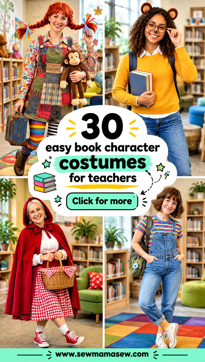 30 easy book character costumes for teachers - 30 easy book character costumes for teachers