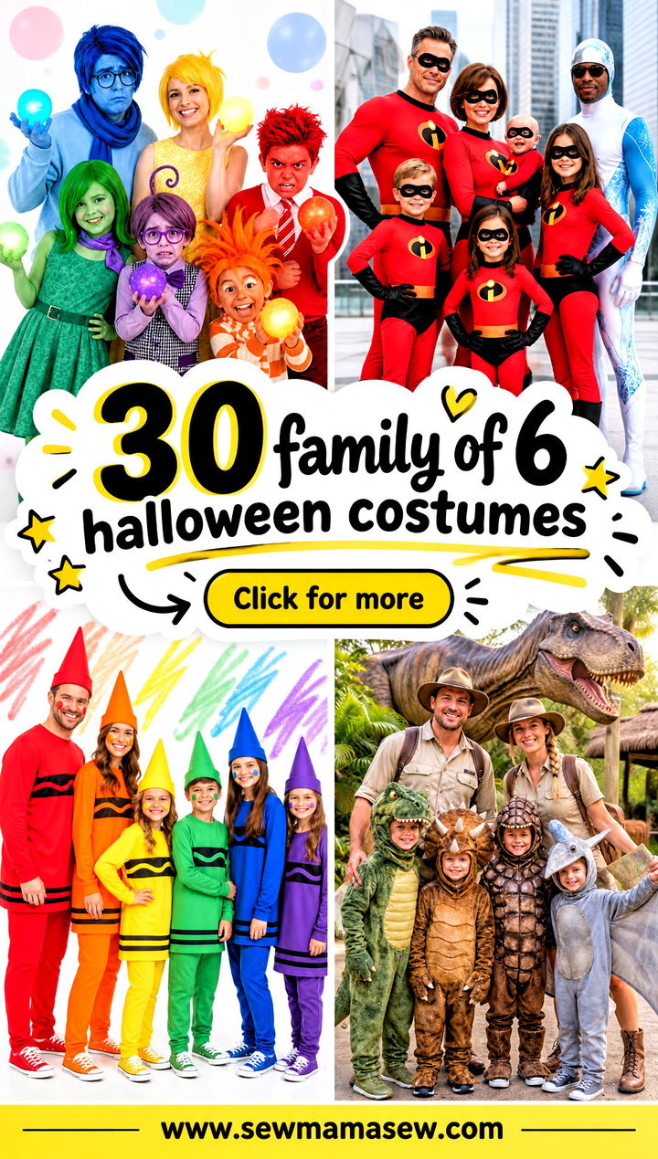 30 family of 6 halloween costumes - 30 family of 6 halloween costumes