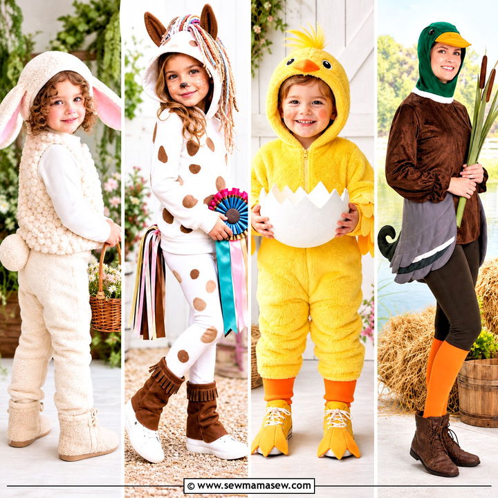 30 farm animal costumes