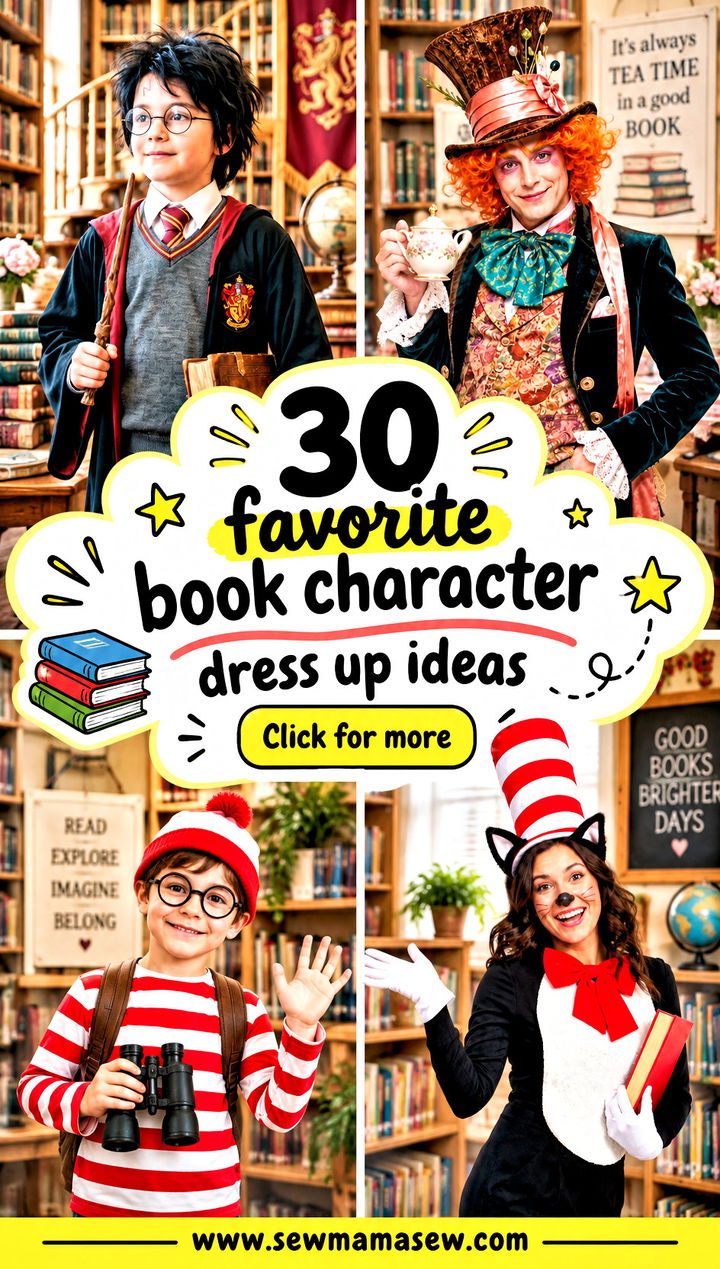 30 favorite book character dress up ideas - 30 favorite book character dress up ideas