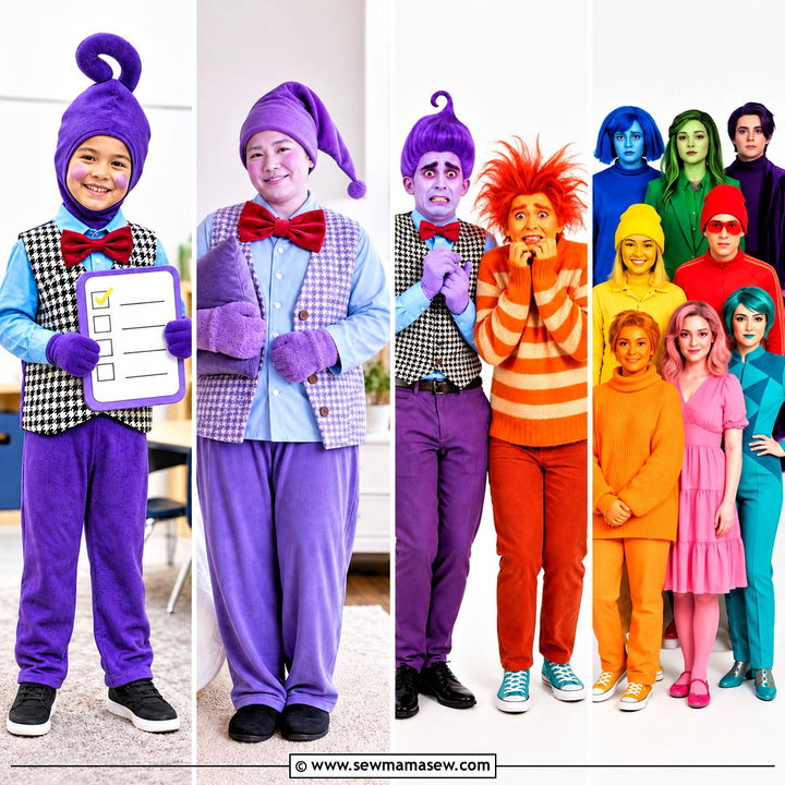 30 Fear Inside Out Costume Ideas for Hilarious Group Fun
