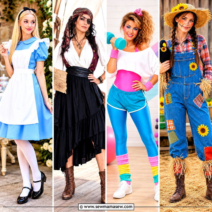 30 female costumes