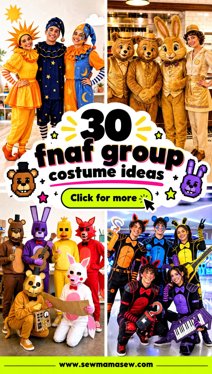 30 fnaf group costume ideas - 30 fnaf group costume ideas
