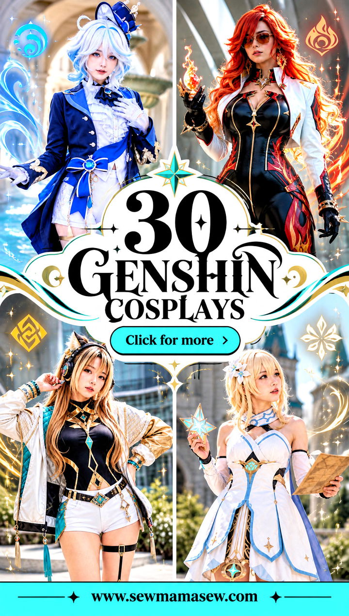 30 genshin cosplays - 30 genshin cosplays