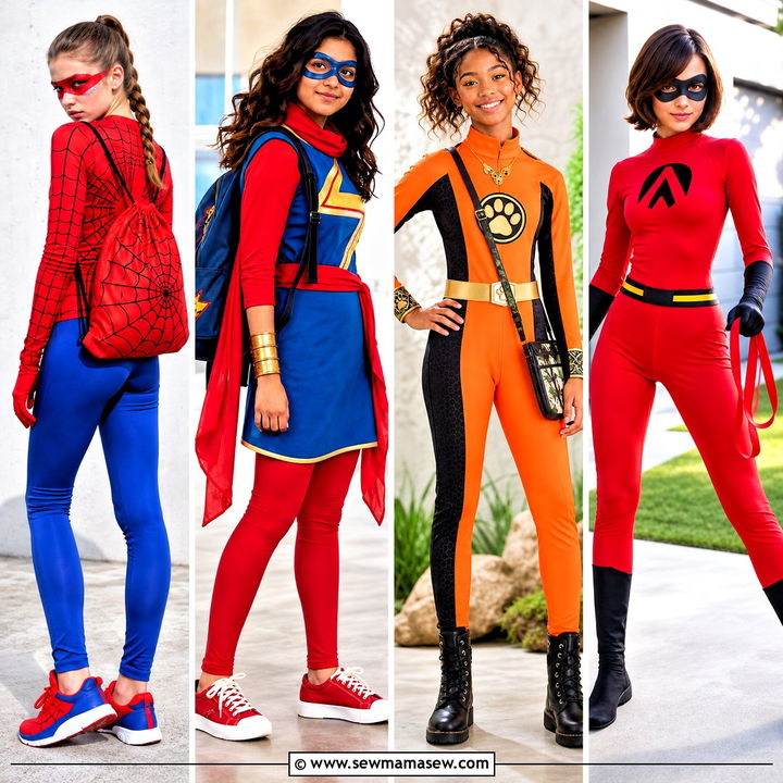 30 Girl Superhero Costumes for a Brave Halloween Adventure