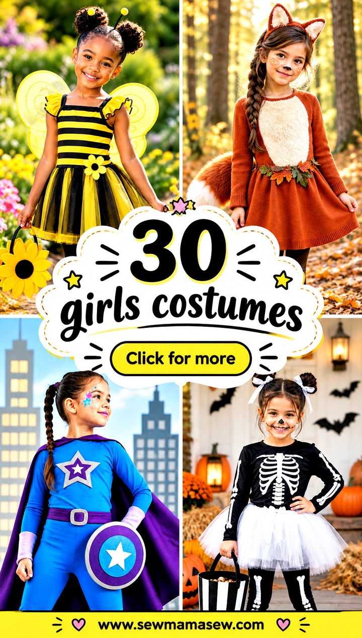 30 girls costumes - 30 girls costumes