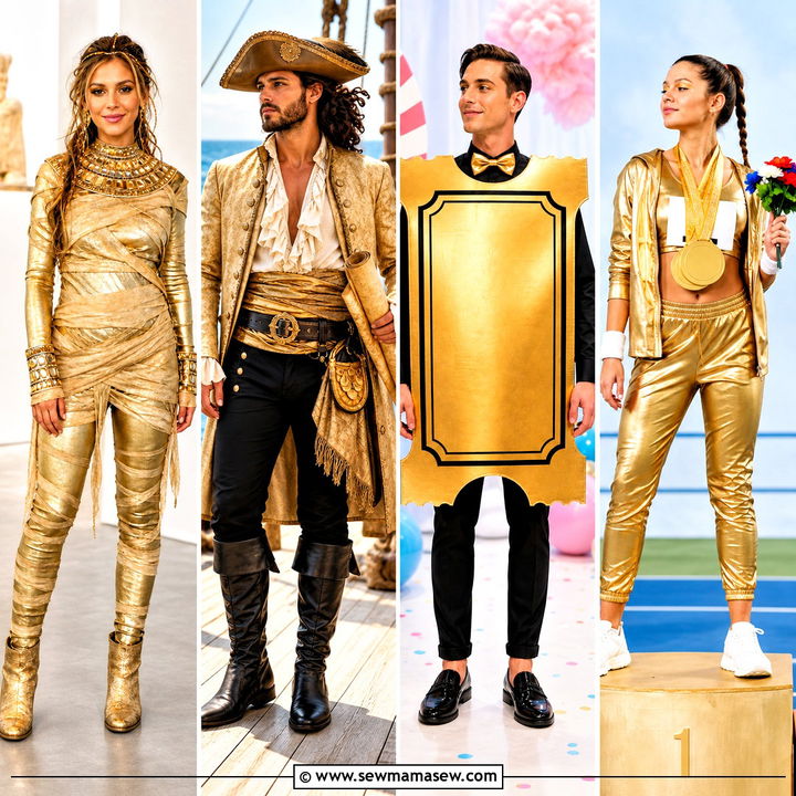 30 gold costume ideas