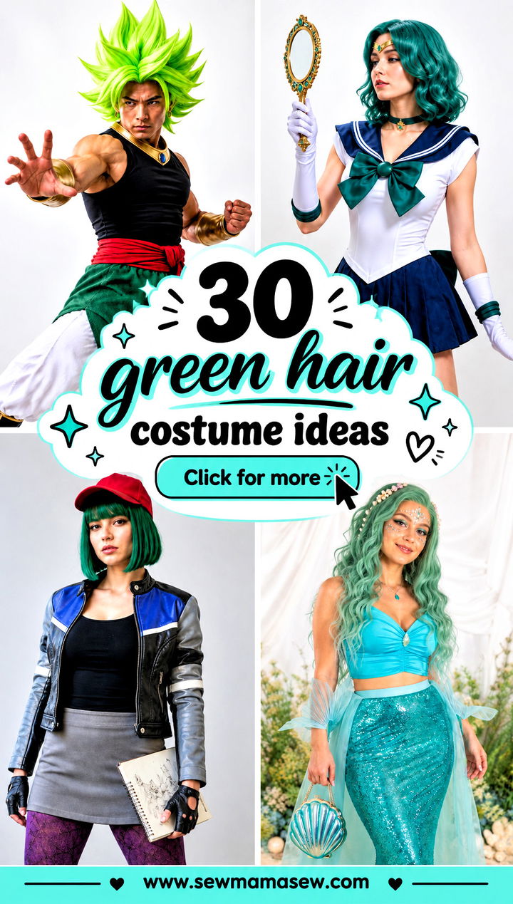 30 green hair costume ideas - 30 green hair costume ideas