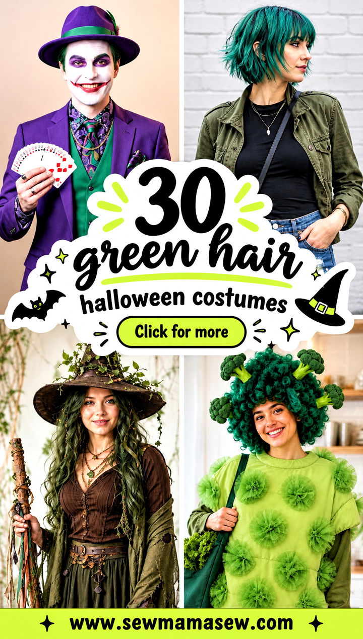 30 green hair halloween costumes - 30 green hair halloween costumes