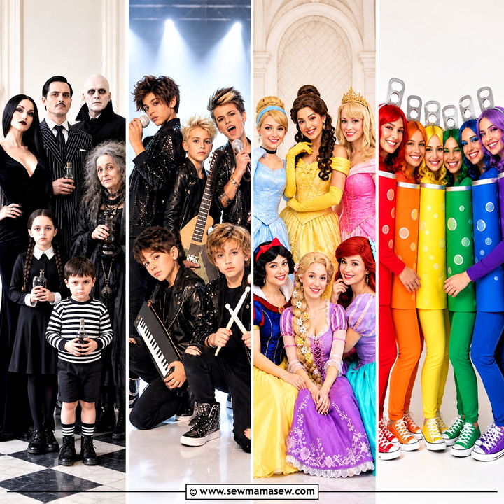 30 Group of Six Halloween Costume Ideas for a Fun Party Night