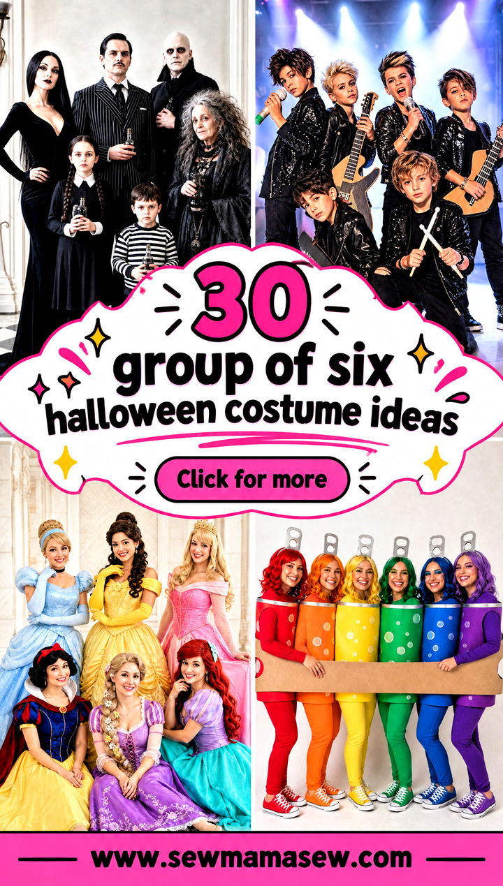 30 group of six halloween costume ideas - 30 group of six halloween costume ideas