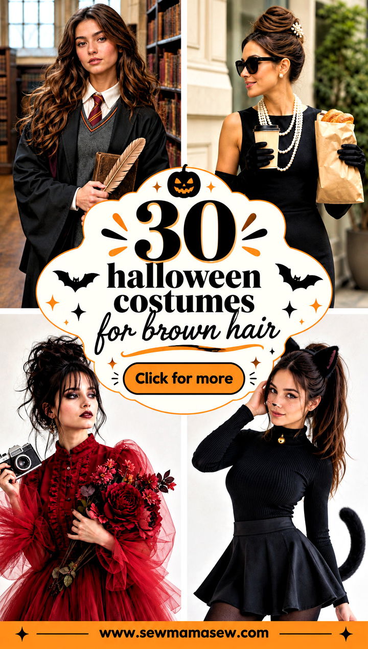30 halloween costumes for brown hair - 30 halloween costumes for brown hair
