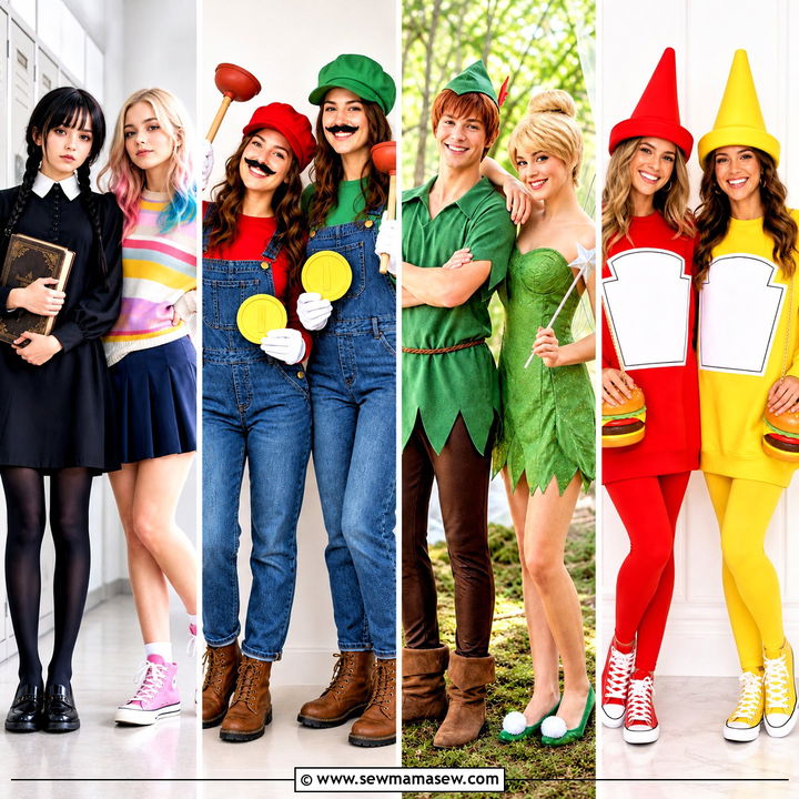 30 Halloween Costumes for Two for Best Friends: Fun Duos
