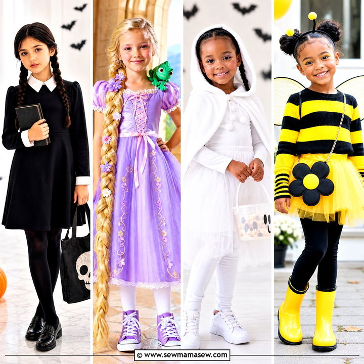 30 Halloween Costumes Girls for Kids: Sweet Party Picks