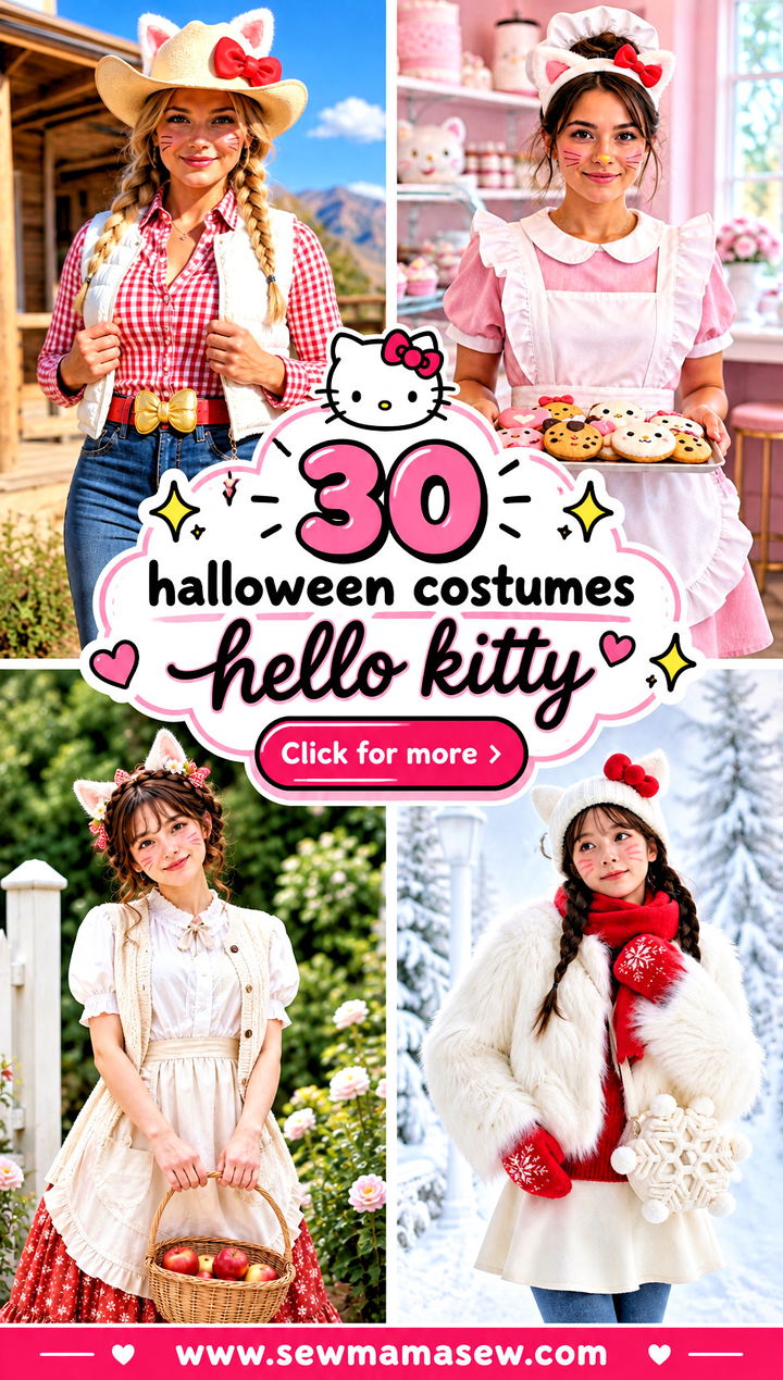 30 halloween costumes hello kitty - 30 halloween costumes hello kitty