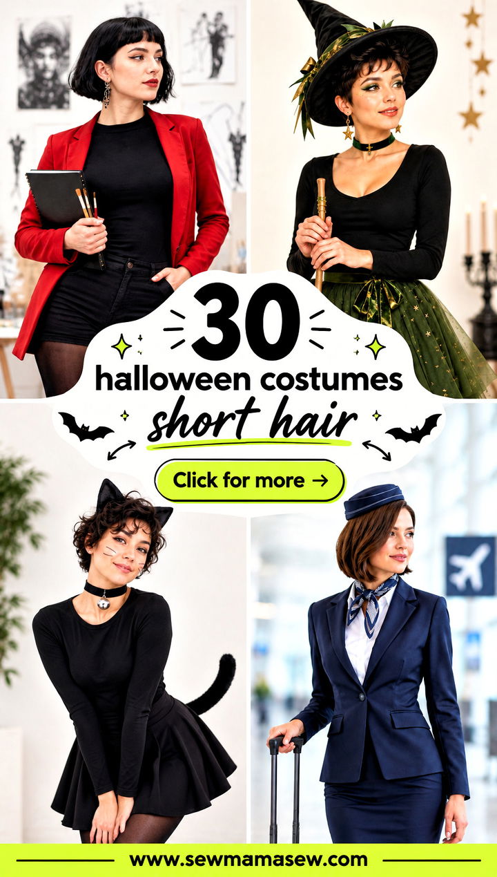 30 halloween costumes short hair - 30 halloween costumes short hair
