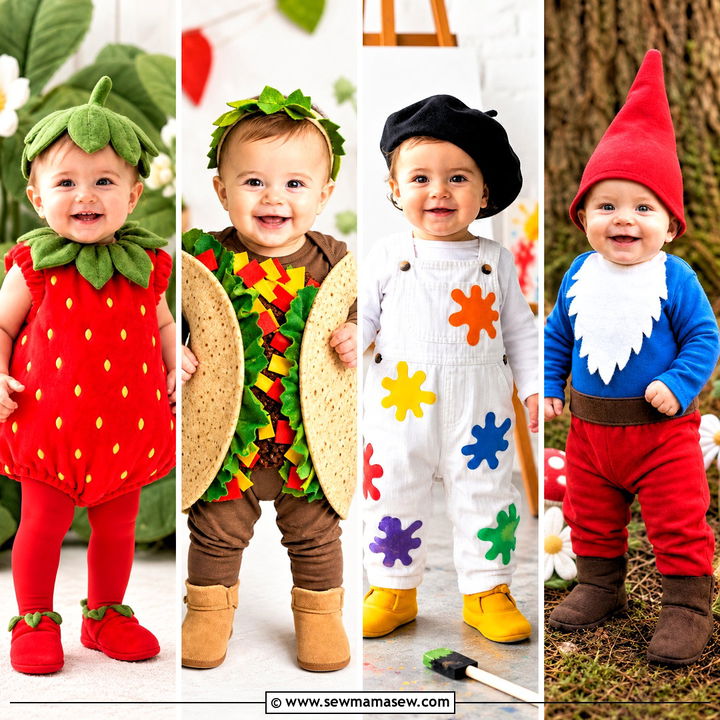 30 halloween costumes with for babies