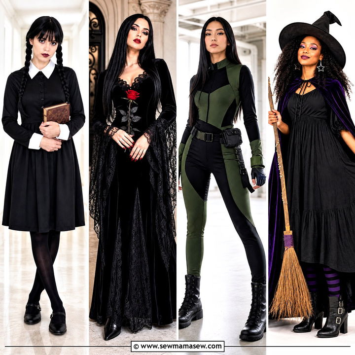 30 Halloween Costumes Women Black Hair: Chic Party Looks