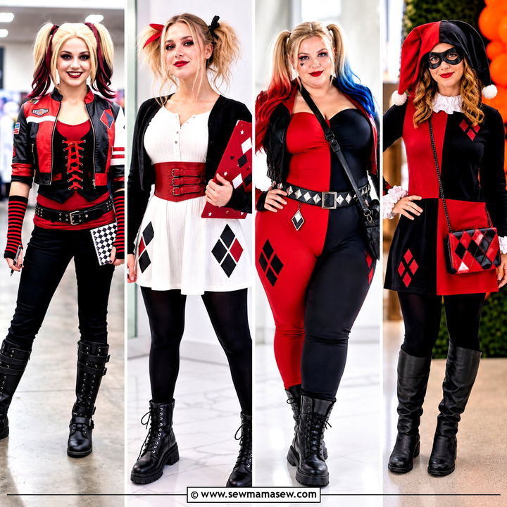 30 Harley Queen Costume Ideas for a Bold Party Makeover