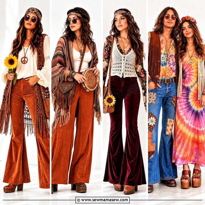 30 hippie outfits 70s costume