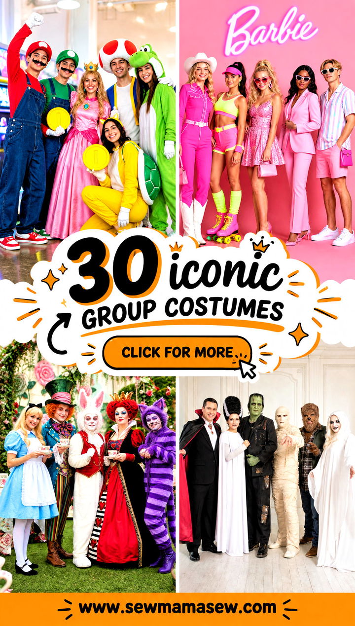 30 iconic group costumes - 30 iconic group costumes