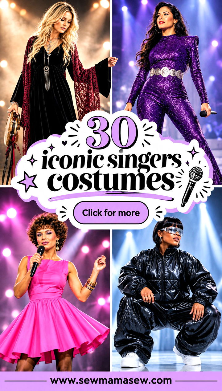 30 iconic singers costumes - 30 iconic singers costumes