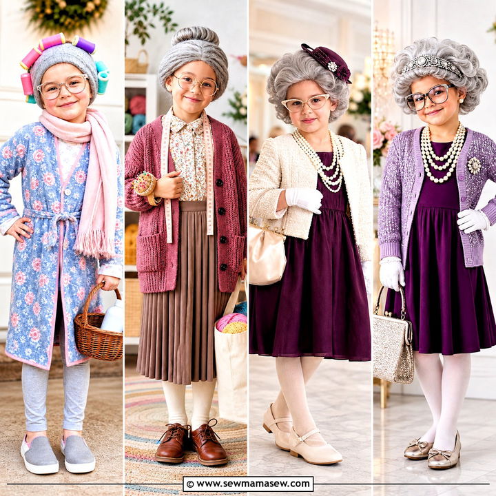 30 kids old lady costume ideas