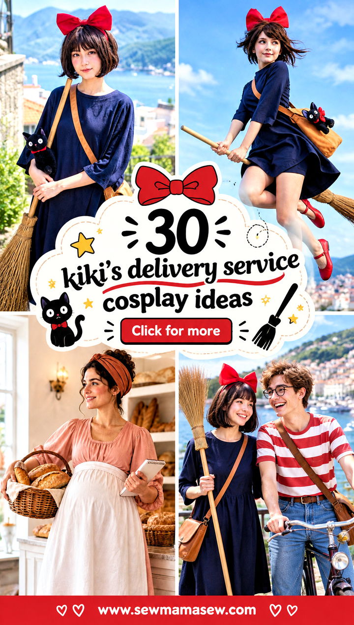 30 kikis delivery service cosplay ideas - 30 kiki's delivery service cosplay ideas