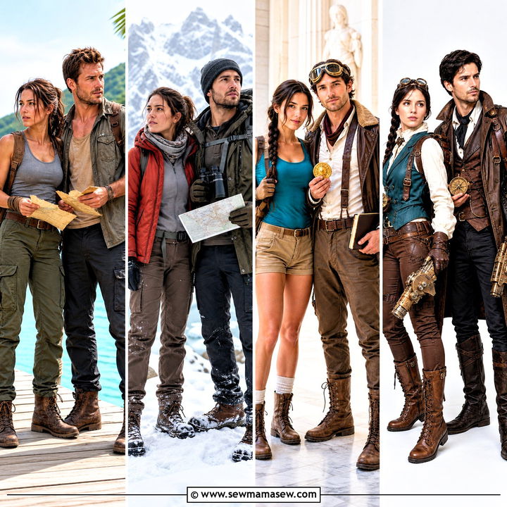 30 Lara Croft Couple Costume Ideas for Bold Halloween Duos