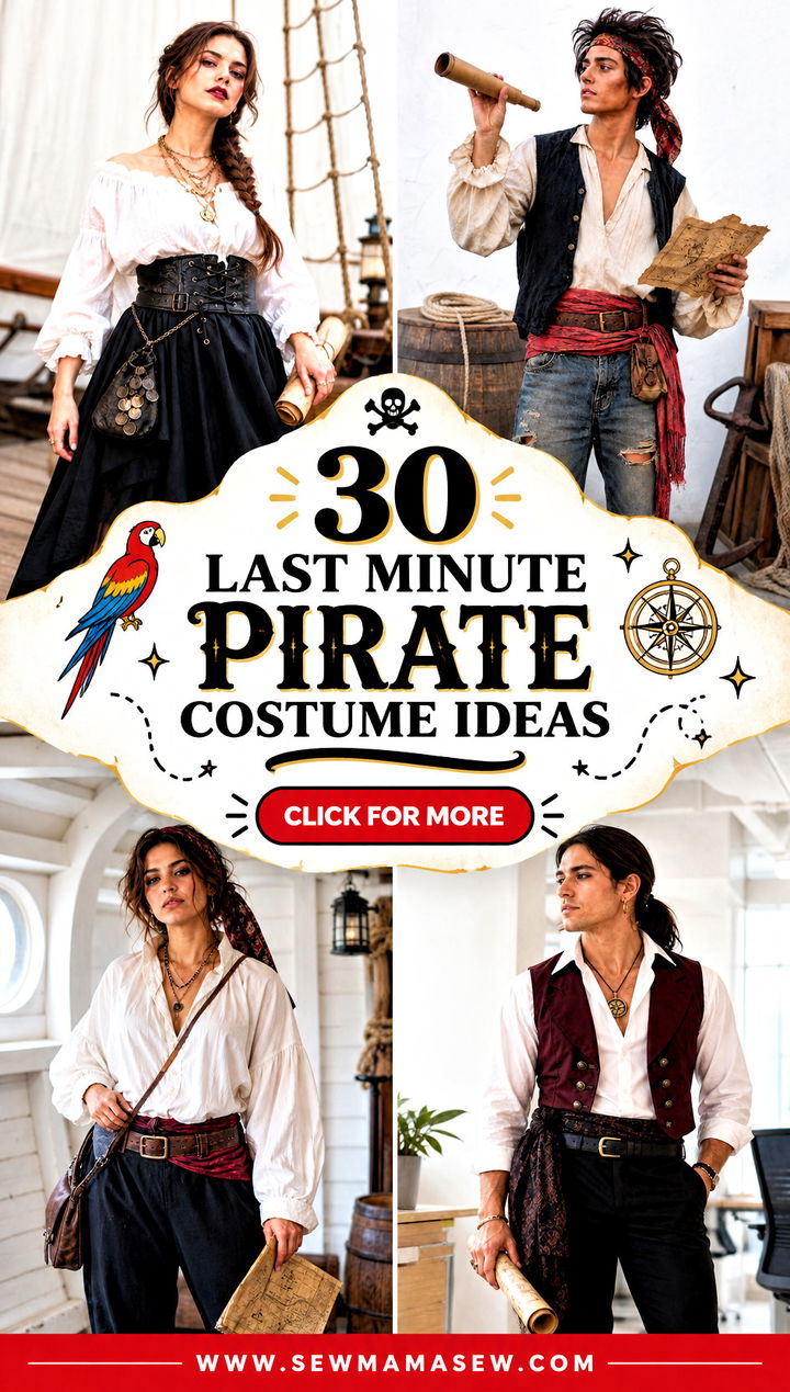 30 last minute pirate costume ideas - 30 last minute pirate costume ideas