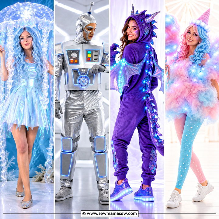 30 light up costumes