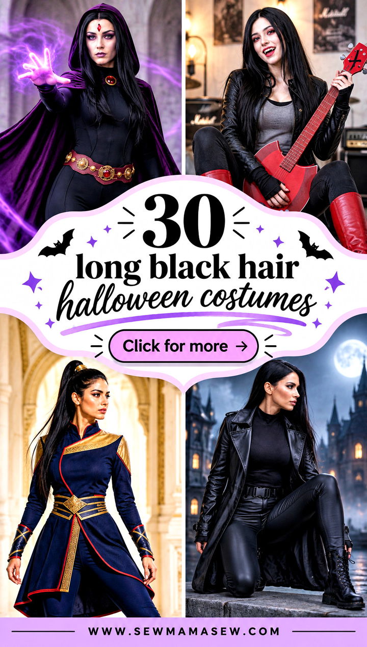 30 long black hair halloween costumes - 30 long black hair halloween costumes