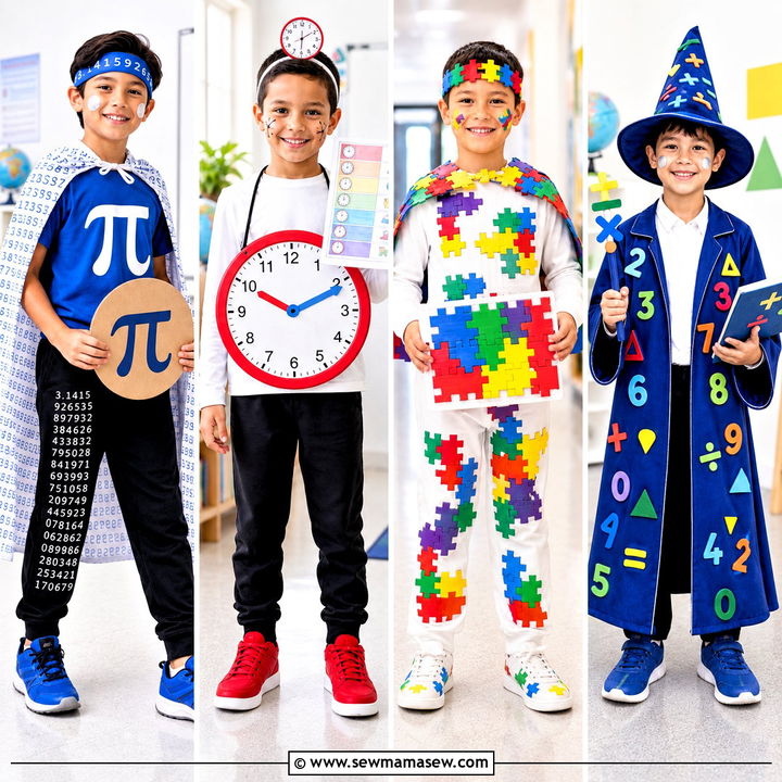 30 maths day costumes for kids