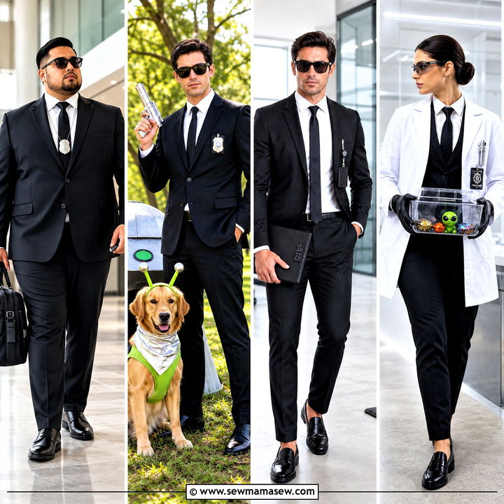 30 Men in Black Costume Ideas for Sleek Halloween Style