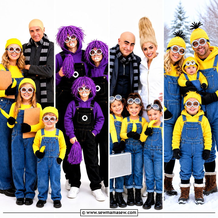 30 Minion Family Costume Ideas for Playful Halloween Fun