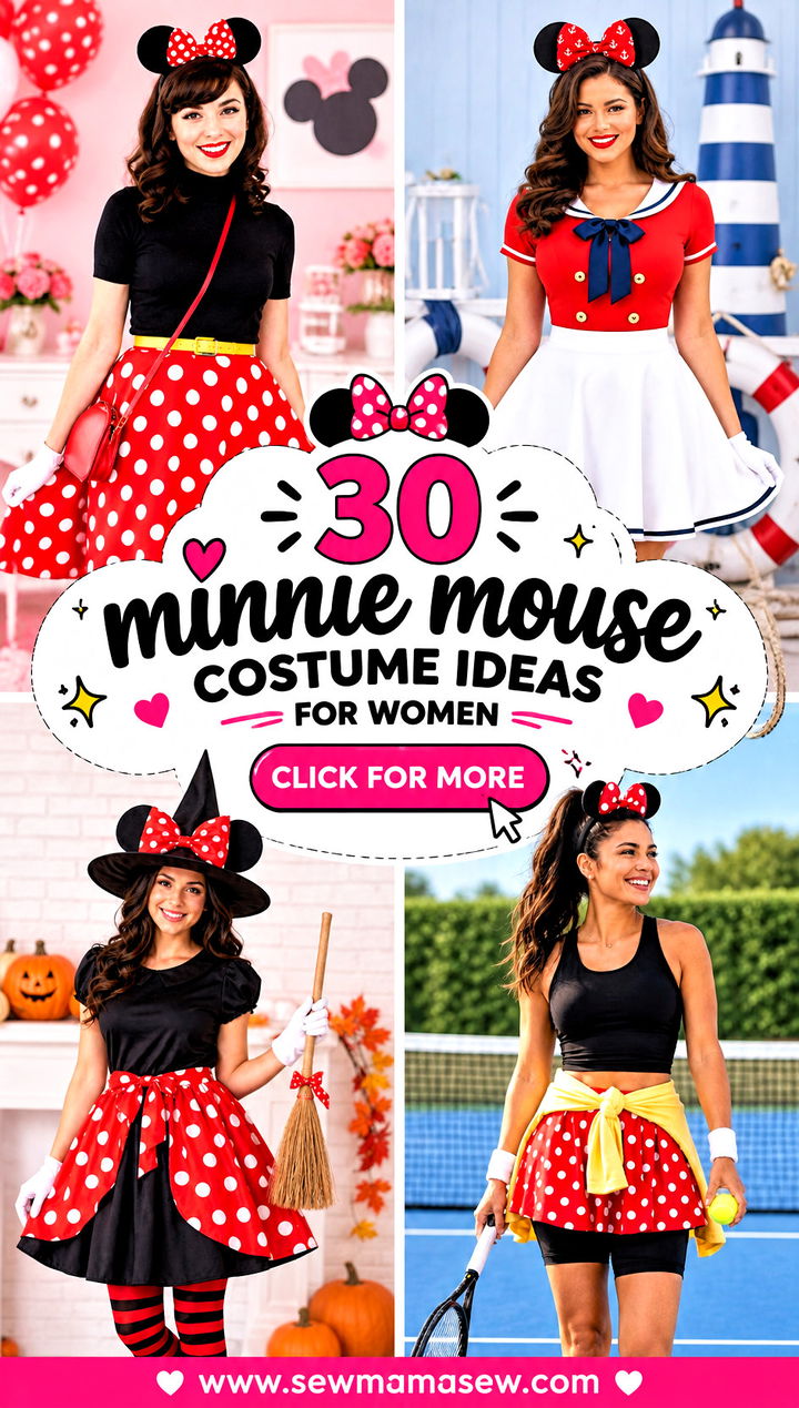 30 minnie mouse costume ideas for women - 30 minnie mouse costume ideas for women